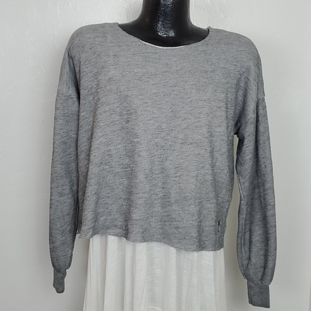 Wildfox gray sweatshirt long sleeve size XS